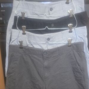 Four Marc Anthony Casual Shorts in Neutral Tones New Spring Outfit 36in